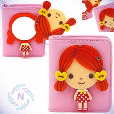 모모프렌즈 거울지갑 예쁜팬시 어린이지갑