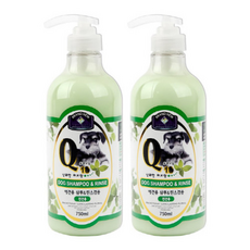 뉴벨버드 큐엔자임 큐텐 허브 전견용 강아지 샴푸린스, 2개, 2개입, 750ml