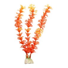 아마존피쉬 8인치 조화 4번 장식 은신처 수초, 1개