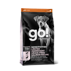 go! SOLUTIONS 低敏無穀配方狗糧 2.72kg 1個 鮭魚 雞肉粉 木薯粉 豌豆 扁豆 鷹嘴豆 加拿大芥花油 雞蛋粉 雞肉脂肪 天然魚肉香料 雞蛋乾燥菊苣根 氯化膽鹼 氯化鉀 維生素 E 鐵, 鮭魚, 雞肉粉, 木薯粉, 豌豆, 扁豆, 鷹嘴豆, 加拿大芥花油, 雞蛋粉, 雞肉脂肪, 天然魚肉香料, 雞蛋, 乾燥菊苣根, 氯化膽鹼, 氯化鉀, 維生素 E, 鐵