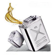 기름통 연료통 캠핑용 말통 가솔린 휘발유통 철제 스텐 예비, A. 스테인리스 5L