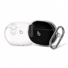 애플 비츠 스튜디오 버즈 플러스 투명 잠금 클립 케이스, 1개