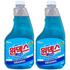 존슨 윈덱스 유리세정제 리필 500ml 2개