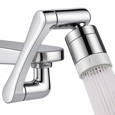 <1년 품질보증> 베비톡 2세대 1440도 회전 수도꼭지 워터탭 육아템 아기수전 구리재질 수전교체+ 어댑터, 1개