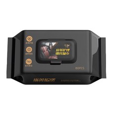 Ji~ke 吉客 皮革護理濕巾，適用皮衣皮鞋皮包汽車座椅, 1個, 80抽