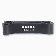 썸피트 무독성 TPE 풀업밴드 단품, 5단계 블랙 1개, 1개