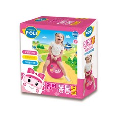 안전 손잡이 통통볼 핑크 어린이 균형감각 운동 아기짐볼 탱탱볼 점핑인형 활동 키즈카페, 1개