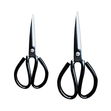 코히모 가죽 공예 엣지 가위 고탄소강 다용도 원단 재단 다꾸가위 2P 3W200, (19센치+26센치)2종 세트, 1개