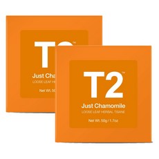호주 티투 카모마일 허브차 잎차 T2 Just Chamomile Loose Leaf, 50g, 1개입, 2개