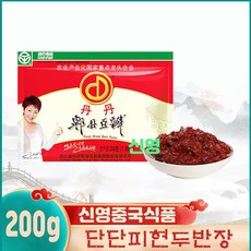 (신영중국식품) 단단 피현 두반장 (200g팩) 중국소스 홍유두반장, 200g, 6개