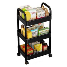 Tiger Pavilion 심플 베이직 트롤리 3단, 블랙