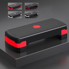 스텝박스 높이조절 계단운동 1단 2단 홈트레이닝, 그레이 1단