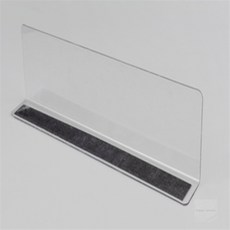 어반소소 마트칸막이 자석 투명 아크릴 칸막이 25x6cm 1개입