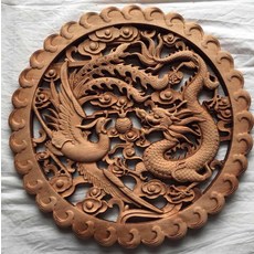 香樟木 仿古木雕擺件掛件, 如圖所示, 1個