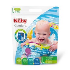 Nuby 游泳尿布 戲水尿布 女寶寶 男寶寶 幼兒 游泳池 玩水尿布 93093, 1個, 男寶寶L / 0944, L