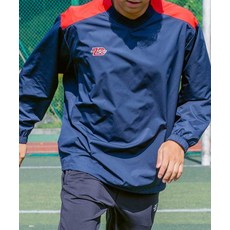 [ZD SPORTS] ZD 테크니컬 브이넥 윈드브레이커 [네이비/레드], M(95)