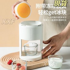 臺灣爆品 手動刨冰機 家用小型不插電手搖冰沙機 DIY奶昔冰砂綿綿碎冰機, 1個, 冰島白（送製冰碗）