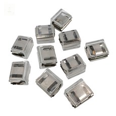 하영디자인 클립 10p 문서집게, 플라스틱 블루