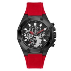 Guess 게스 실리콘 스포츠 시계 블랙/골드 톤/블랙 써드 기어 그외 각종 335063