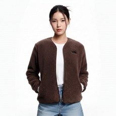 노스페이스 패딩 점퍼 집업 자켓 다운 여성 캠프사이트 EX 플리스 후리스 가디건 NJ4FR85C BRW 1624120