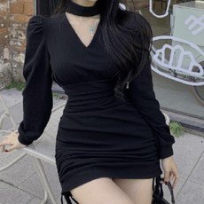 미니 파티 드레스 홀터넥 A라인 프롬 이브닝 원피스