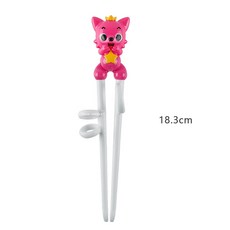 里和 lilfant 韓國製 鯊魚家族 304不鏽鋼 學習筷 叉子 湯匙 餐盤 兒童餐具組, 1個, 碰碰狐立體, 黃色