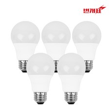 삼영전기 LED 전구 8W, 전구색, 5개