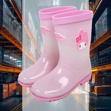 마이멜로디 하트펄 레인부츠 아쿠아슈즈 키즈레인부츠 아동신발 장화코디 논슬립부츠 입학선물