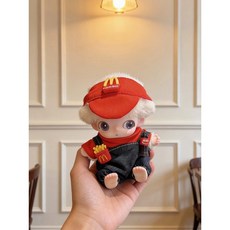 팝마트 디무 새로운 시작의 일기 12cm 인형옷 인형제외, 디무 뉴 다이어리에 적용됨  인형 포함 제외, 맥 모자+티셔츠+팬츠 세트