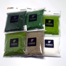 포레스 디오라마 건축모형재료 조경재료 야외잔디 30g, 1개, 선택6(화이트30g)