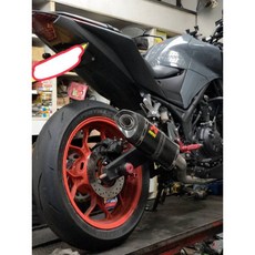 Akrapovic精品正蠍排氣管 卡夢鈦 新鎰昌車業 MTO3 MT09, MT09-卡夢, 1個