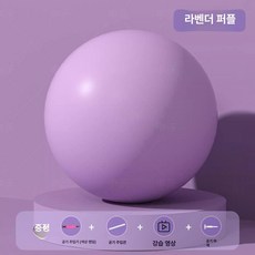 요가공 필라테스 볼 요가 공 골반 바닥 근육 훈련 성인 전용 산후 코어 복원, 블루, 히비스커스퍼플+트레이닝기구, 더 많은 요가볼 사이즈