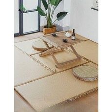 시노 매트 침대 두께 토퍼 매트리스 야자매트, 2.0cm 천연 옐로우 린넨