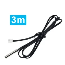 TZT 1/3PCS 30CM NTC 서미스터 온도 센서 방수 프로브 와이어 1% 케이블, 01 1PCS, 04 3M Cable