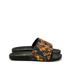 베르사체진쿠튀르 바로크 프린트 슬라이더 샌들