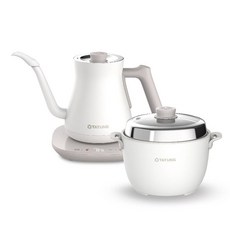 TATUNG 大同 3人份電鍋 0.9L快煮壺 1 1輕享料理組 TAC-0309EA-W