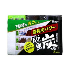 【易油網】ST 雞仔牌 備常碳消臭劑 生鮮 冷凍 冰箱 冷藏用 廚房用 蔬果室用 衣櫃 鞋櫃 消臭劑 除臭, 1個, 鞋柜除臭碳#25784(100g*3個)