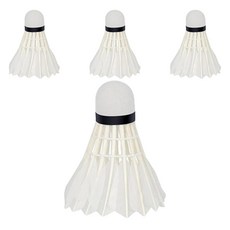 맨스피릿 LED 야광 셔틀콕 배드민턴 공 깃털 4p, 1세트, 1개