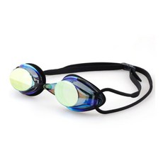 DOMINO STORY 수경 물안경 안티포그 미러코팅 uv차단 김서림방지, 1개, 블랙