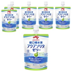 AJINOMOTO 味之素 水分補充果凍 青蘋果風味, 6個, 130g