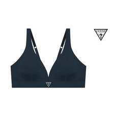 게스언더웨어 속옷 단품삼각 로고포인트 딥브이 브라렛 GCWBR742NY YWJ695 FAV165