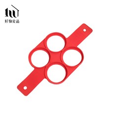 好物良品 日本便當造型煎餅煎蛋模具 食品級矽膠 愛心便當造型, 1個, 圓形款