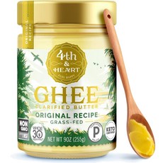 4th 앤드 하트 오리지널 그래스 페드 기 버터, 255g, 4개