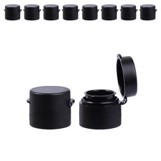 가인글로벌 스크류 원터치캡 기름병 소주병 뚜껑 오일병 유리병 양념 소스 마개, 10개, 블랙(28파이)