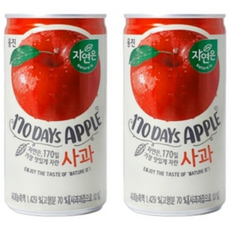 웅진 자연은 사과, 180ml, 1개