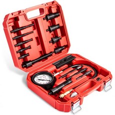 DNA 모터링 자동차 연료 압력 게이지 테스터 키트 오일 연소 분사 압력계 도구 세트 트럭 오토바이용 TOOLS-00338, TU-15A Cylinder Pressure Teste, 1개