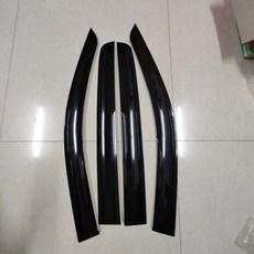 2023년형 포드 레인저 호환 픽업트럭 창문 개조용 RANGER 썬바이저, 1 라벨 없이 커스텀 블랙 컬러로 도톰하게 제작