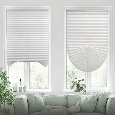 블라인드 방한커튼 화이트 가림막 90x150cm 암막형 붙이는 햇빛가리개