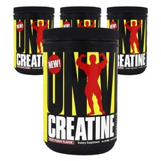 UNIVERSAL NUTRITION 肌酸粉, 4個, 500g