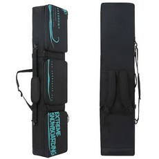 바퀴 스키 가방 스노보드 싱글 분리식 스키가방 케이스 cm 카모 코와쿠 160cm 148, 바퀴가 없는 검정색 녹색, 1개